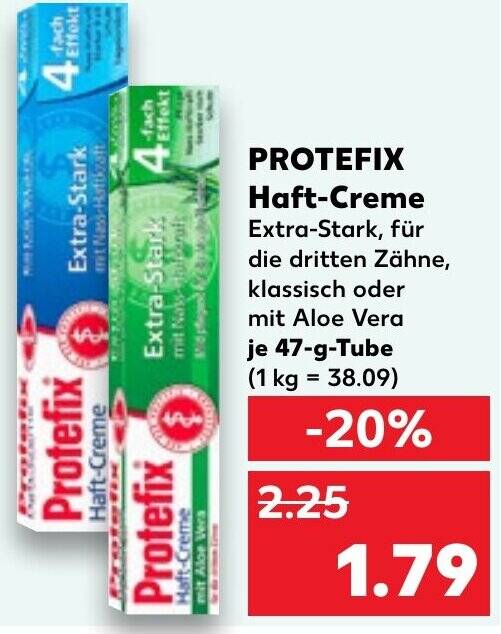 Protefix Haft Creme G Tuber Angebot Bei Kaufland