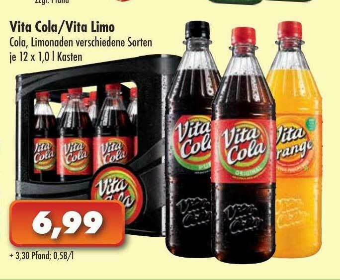 Vita Cola Vita Limo Angebot Bei L Sch Depot