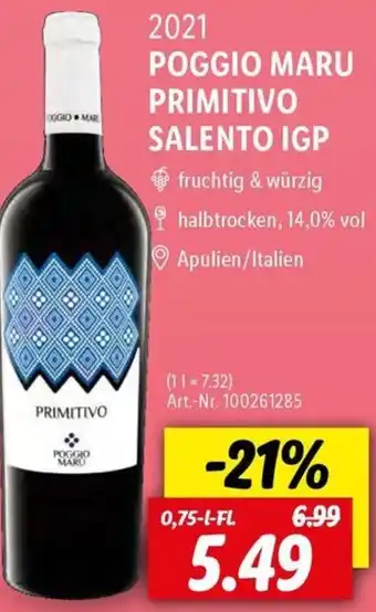 Fuga Primitivo Puglia Igp L Flasche Angebot Bei Aldi S D