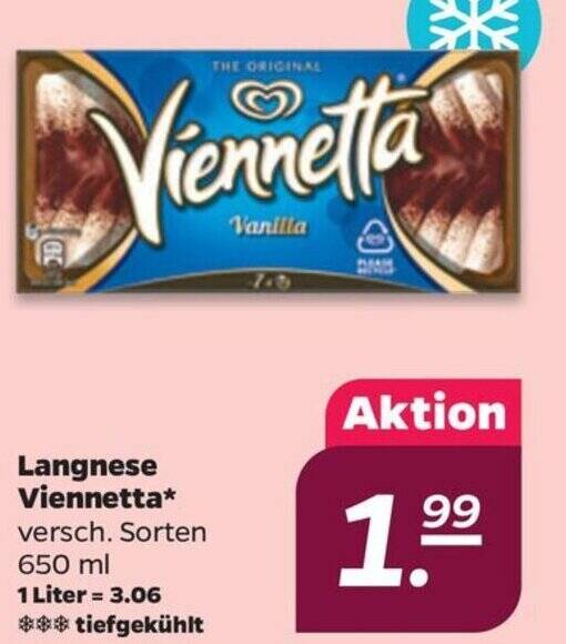 Langnese Viennetta Versch Sorten 650ml Angebot Bei NETTO