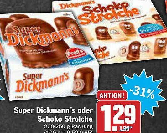 Super Dickmann S Oder Schoko Strolche Angebot Bei Aez