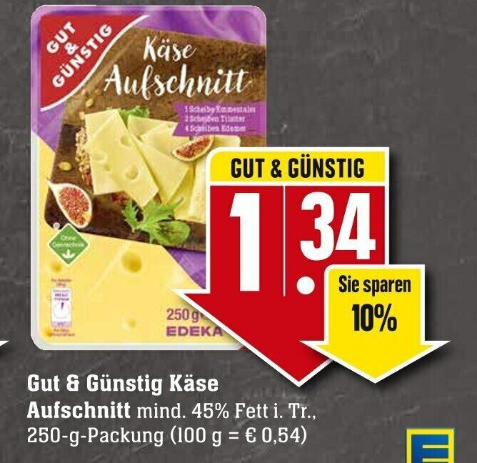 Gut G Nstig K Se Aufschnitt G Angebot Bei Edeka Neukauf