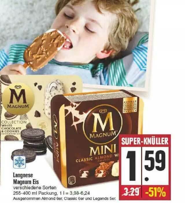 Langnese Magnum Eis Angebot Bei Edeka