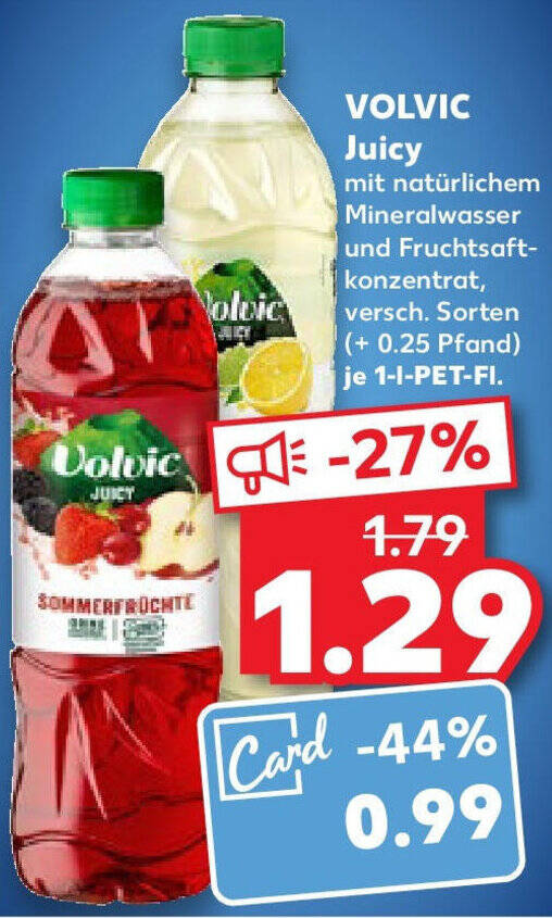 Volvic Juicy L Angebot Bei Kaufland