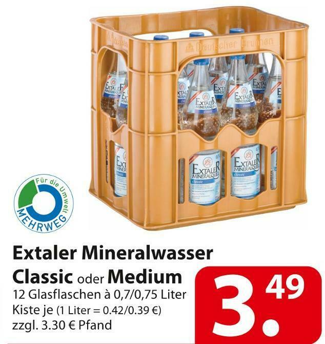 Extaler Mineralwasser Angebot Bei Famila Nord Ost