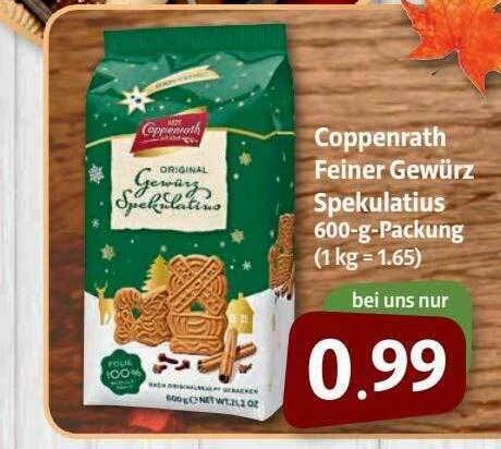 Coppenrath Feiner Gewürz Spekulatius 600g Angebot bei Nah Frisch