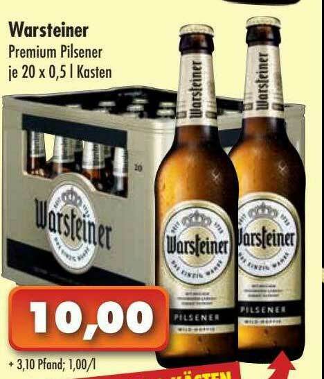 Warsteiner Premium Pilsener Angebot bei Lösch Depot