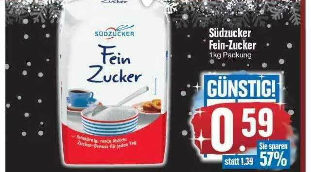 Südzucker Fein zucker Angebot bei Edeka