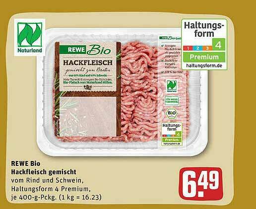 Rewe Bio Hackfleisch Gemischt Angebot Bei REWE