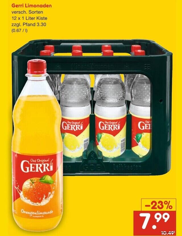 Gerri Limonaden Angebot Bei Netto Marken Discount