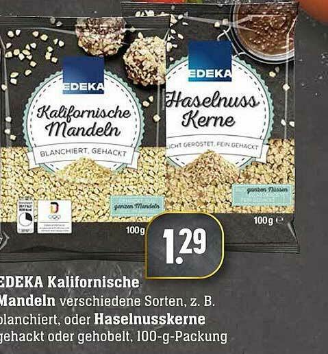 Edeka Kalifornische Mandeln Oder Haselnusskerne Angebot Bei Scheck In