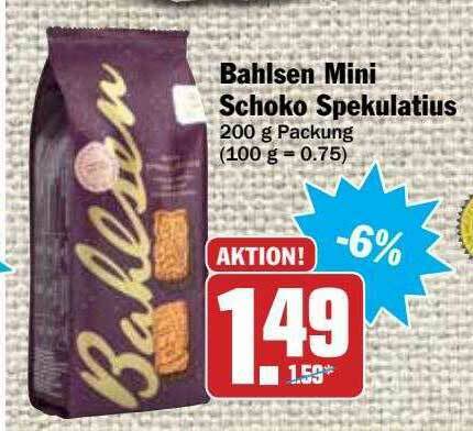 Bahlsen Mini Schoko Spekulatius Angebot Bei Hit