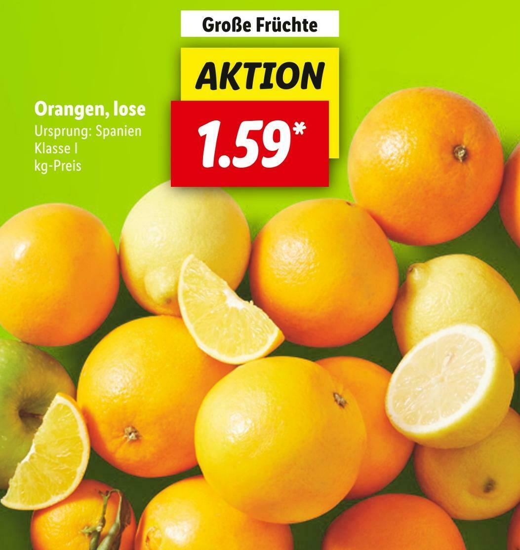 Orangen Lose Angebot Bei Lidl