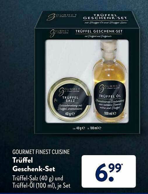 Gourmet Finest Cuisine Tr Ffel Geschenk Set Angebot Bei Aldi S D