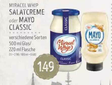 Miracel Whip Salatcreme Oder Mayo Classic Angebot Bei Edeka Struve