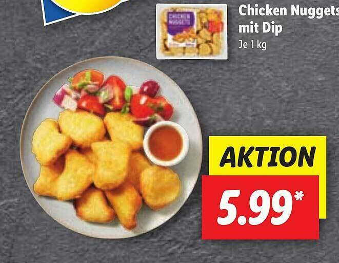 Chicken Nuggets Mit Dip Angebot Bei Lidl