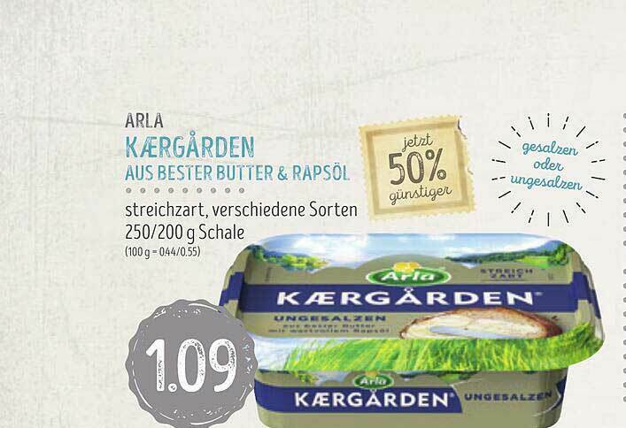 Arla K Rg Rden Aus Bester Butter Raps L Angebot Bei Edeka Struve