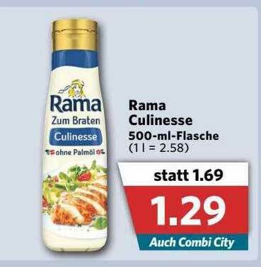 Rama Culinesse Angebot Bei Combi