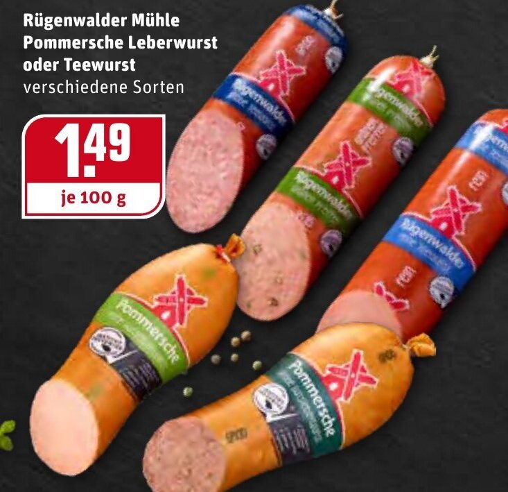 R Genwalder M Hle Pommersche Leberwurst Oder Teewurst G Angebot Bei