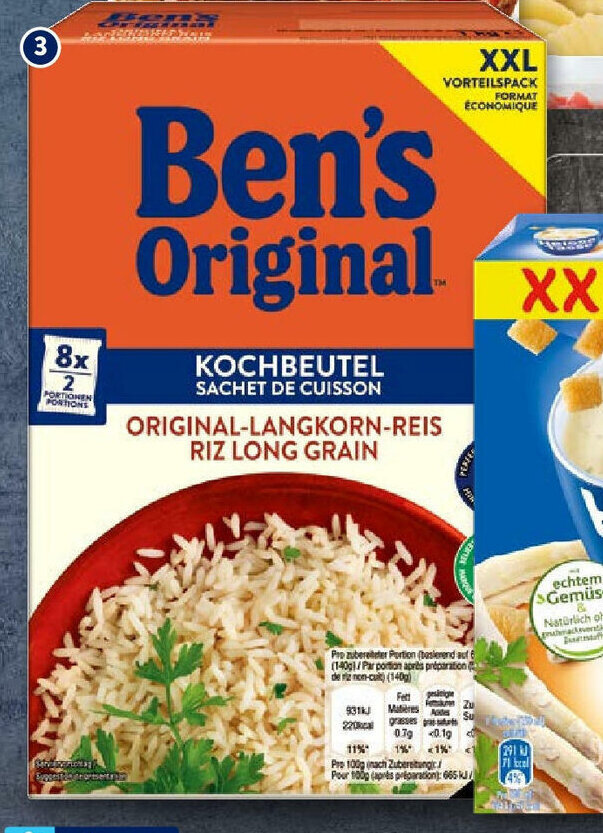 Ben S Original Kochbeutel Original Langkorn Reis Kg Angebot Bei Aldi S D