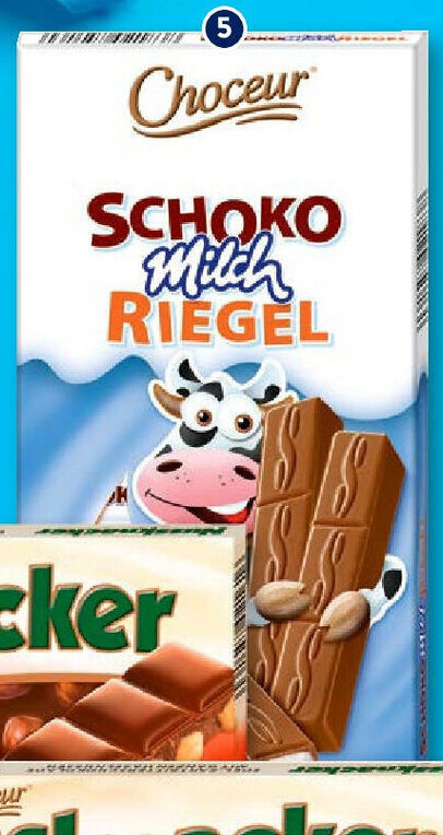 Choceur Schoko Milch Riegel G Packung Angebot Bei Aldi S D