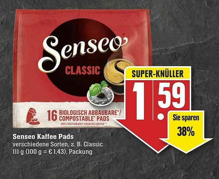 Senseo Kaffee Pads Angebot Bei Edeka