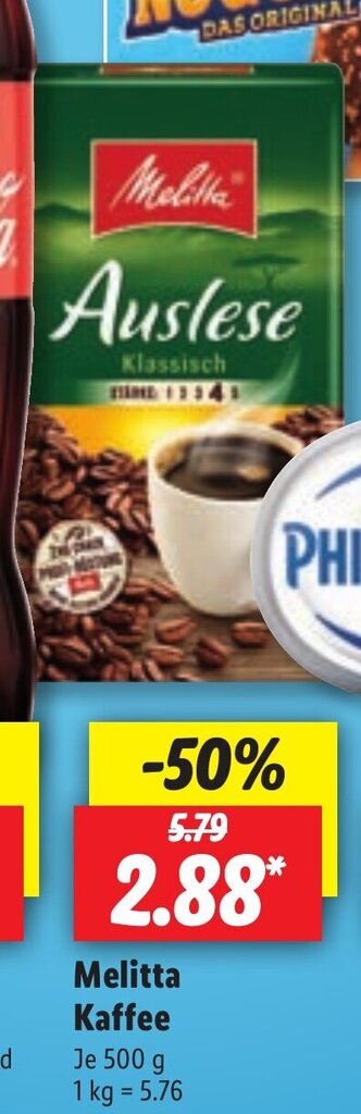 Melitta Kaffee G Angebot Bei Lidl