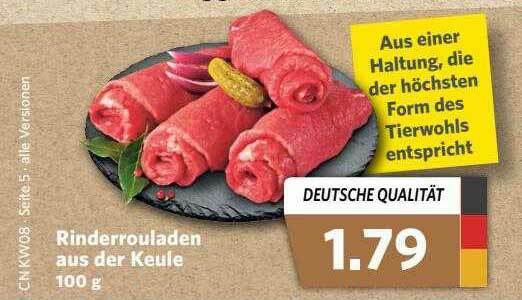 Rinderrouladen Aus Der Keule Angebot Bei Combi