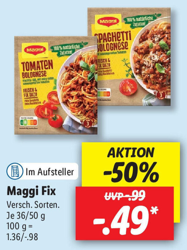 Maggi Fix G Angebot Bei Lidl