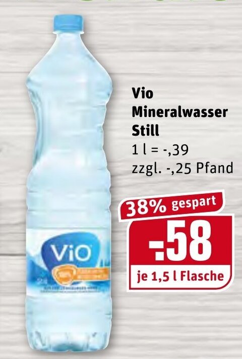 Vio Mineralwasser Still Angebot Bei REWE