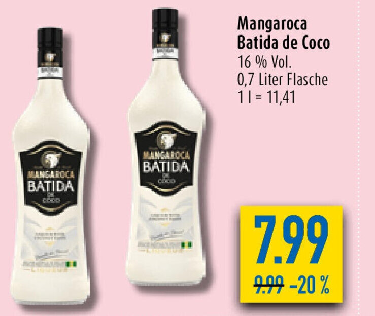 Mangaroca Batida De Coco Ml Angebot Bei Diska