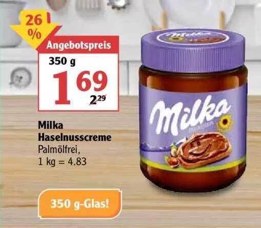 Milka Haselnusscreme Angebot Bei Globus