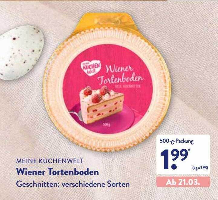 Meine Kuchenwelt Wiener Tortenboden Angebot Bei Aldi Nord