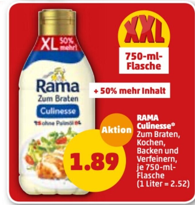 Rama Culinesse 750 Ml Angebot Bei PENNY