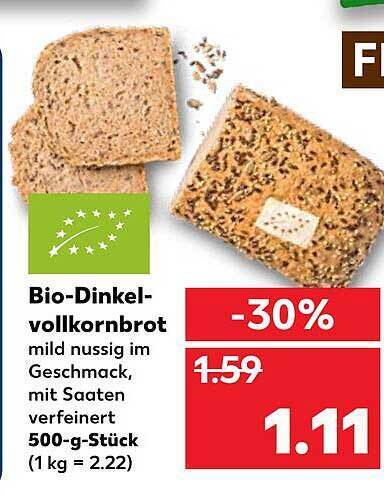 Bio Dinkel Vollkornbrot Angebot Bei Kaufland