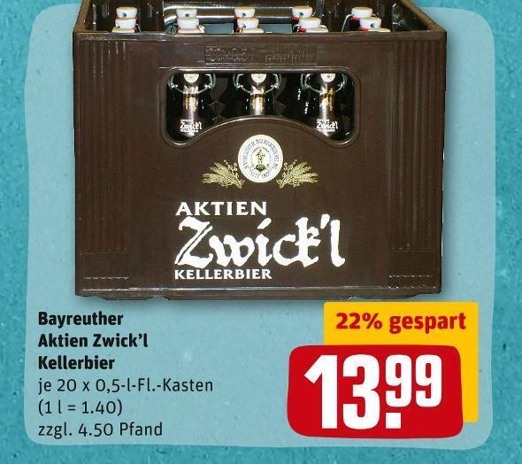 Bayreuther Aktien Zwickl Kellerbier Angebot Bei REWE