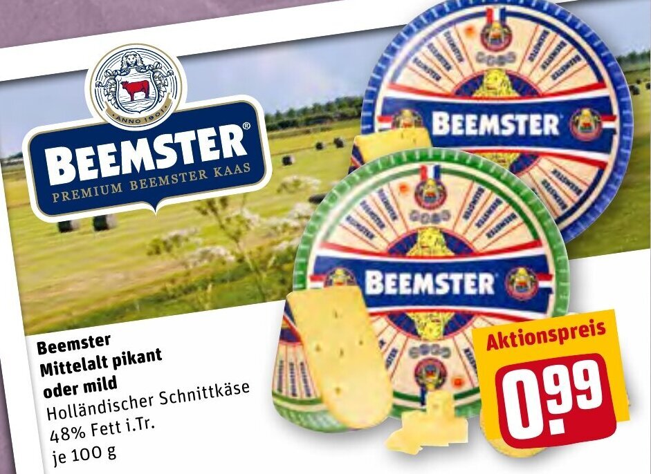 Beemster Mittelalt Pikant Oder Mild G Angebot Bei Rewe