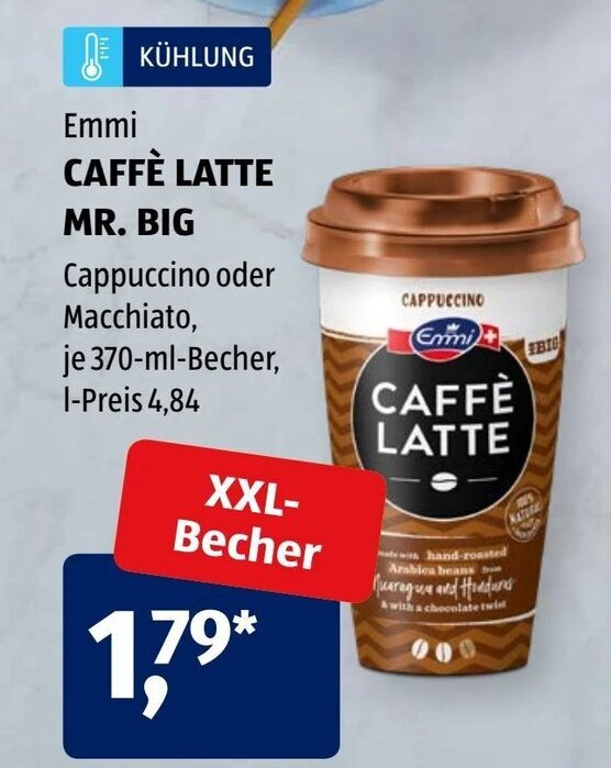 Emmi Caff Latte Mr Big Angebot Bei Aldi S D