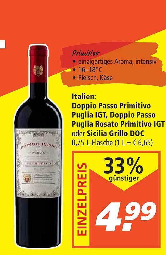 Doppio Passo Primitivo Puglia Igt Doppio Passo Puglia Rosato Primitivo