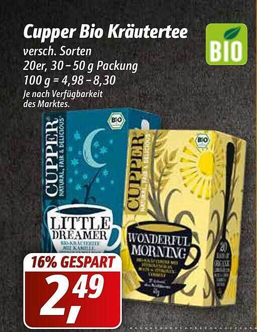 Cupper Bio Kr Utertee Angebot Bei Simmel