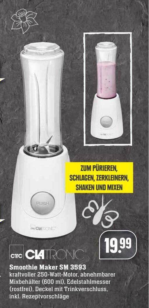 Clatronic Smoothie Maker Sm Angebot Bei Scheck In Center