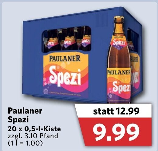 Paulaner Spezi X L Kiste Angebot Bei Combi