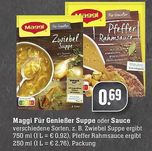 Maggi F R Genie Er Supper Oder Sauce Angebot Bei Edeka