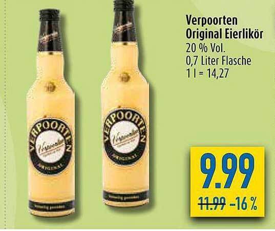 Verpoorten Original Eierlik R Angebot Bei Diska