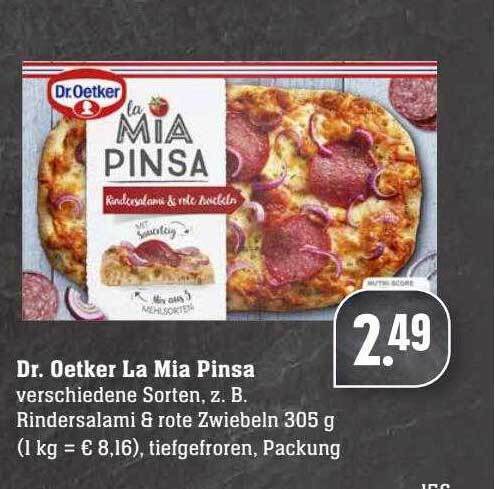 Dr Oetker La Mia Pinsa Angebot Bei Scheck In Center