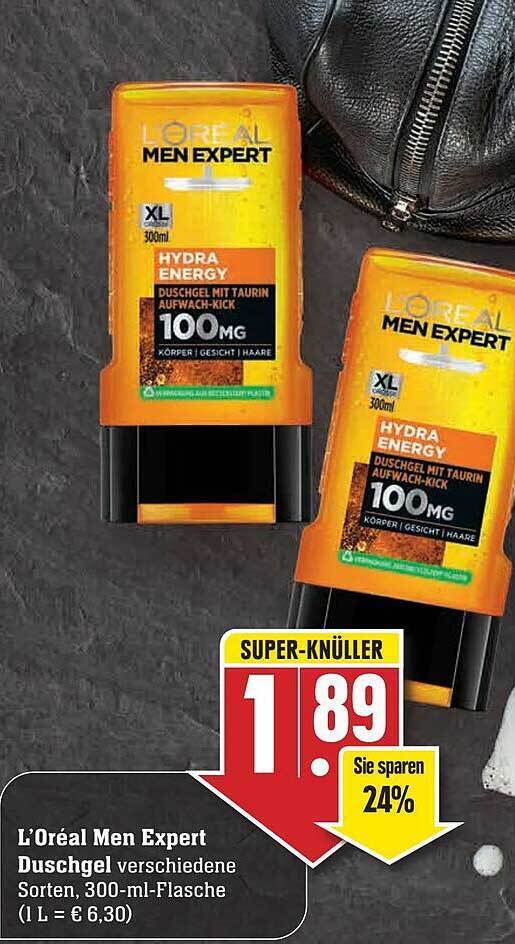 L Or Al Men Expert Duschgel Angebot Bei Edeka