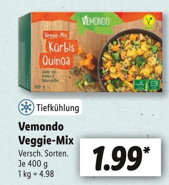 Vemondo Veggie Mix Angebot Bei Lidl