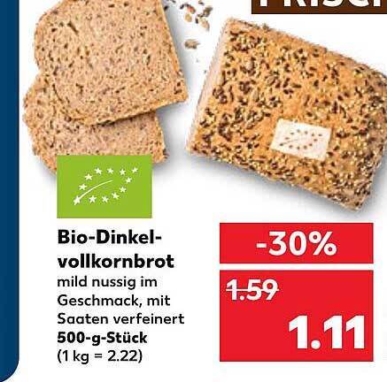 Bio Dinkel Vollkornbrot Angebot Bei Kaufland