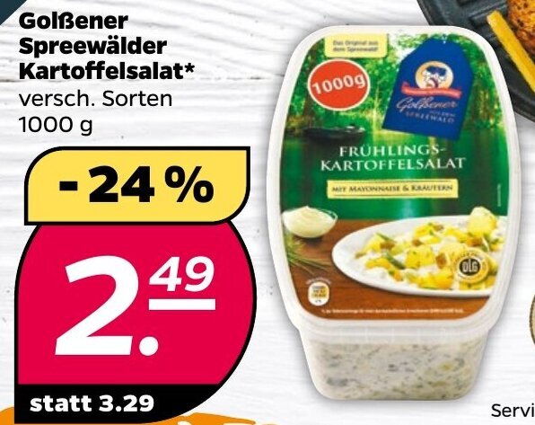 Golßener Spreewälder Kartoffelsalat 1000g Angebot bei NETTO