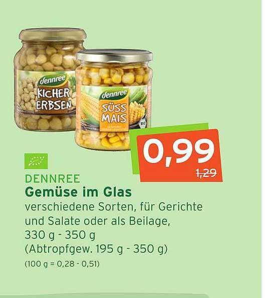 Dennree Gem Se Im Glas Angebot Bei Naturgut